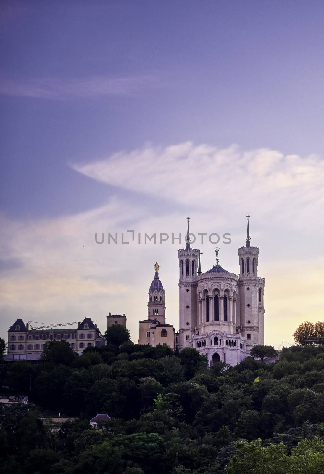 Notre Dame in Lyon, France by jbyard22