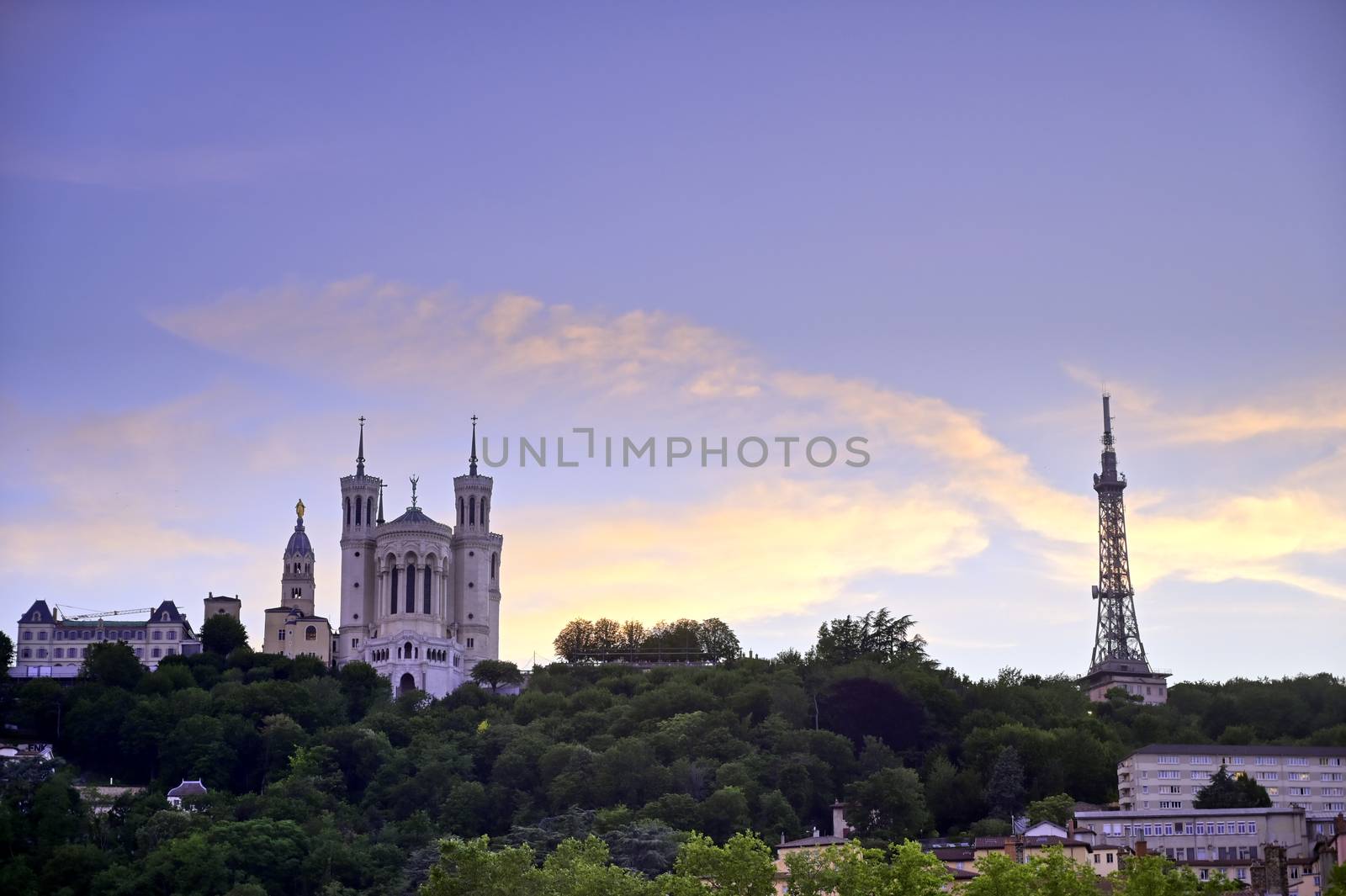 Notre Dame in Lyon, France by jbyard22