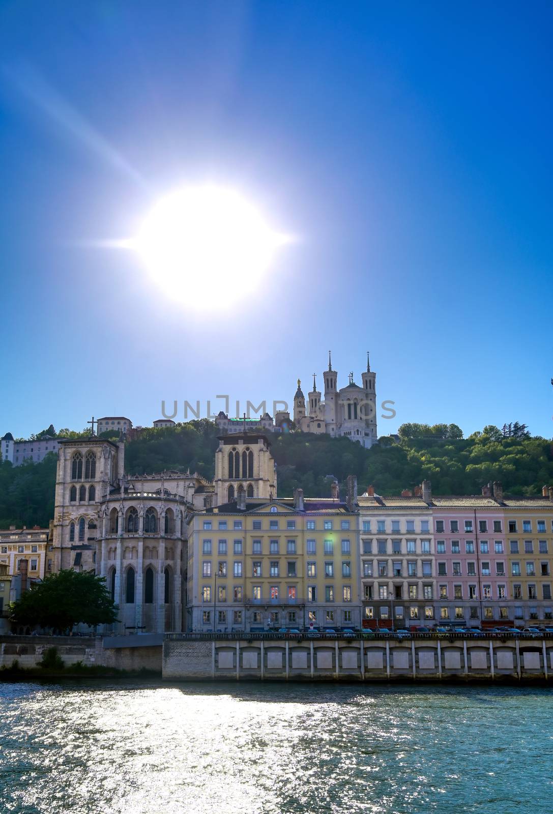 Lyon, France along the Saone river  by jbyard22