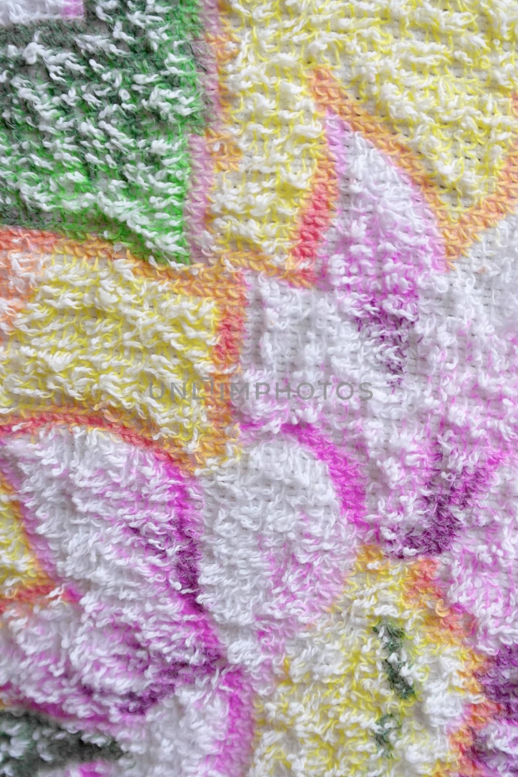 Color towel macro texture. Abstract background