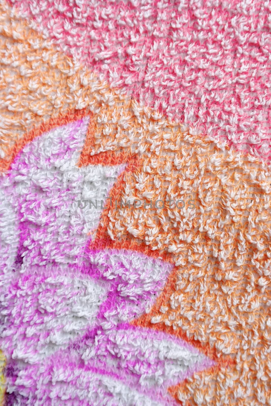 Color towel macro texture. Abstract background