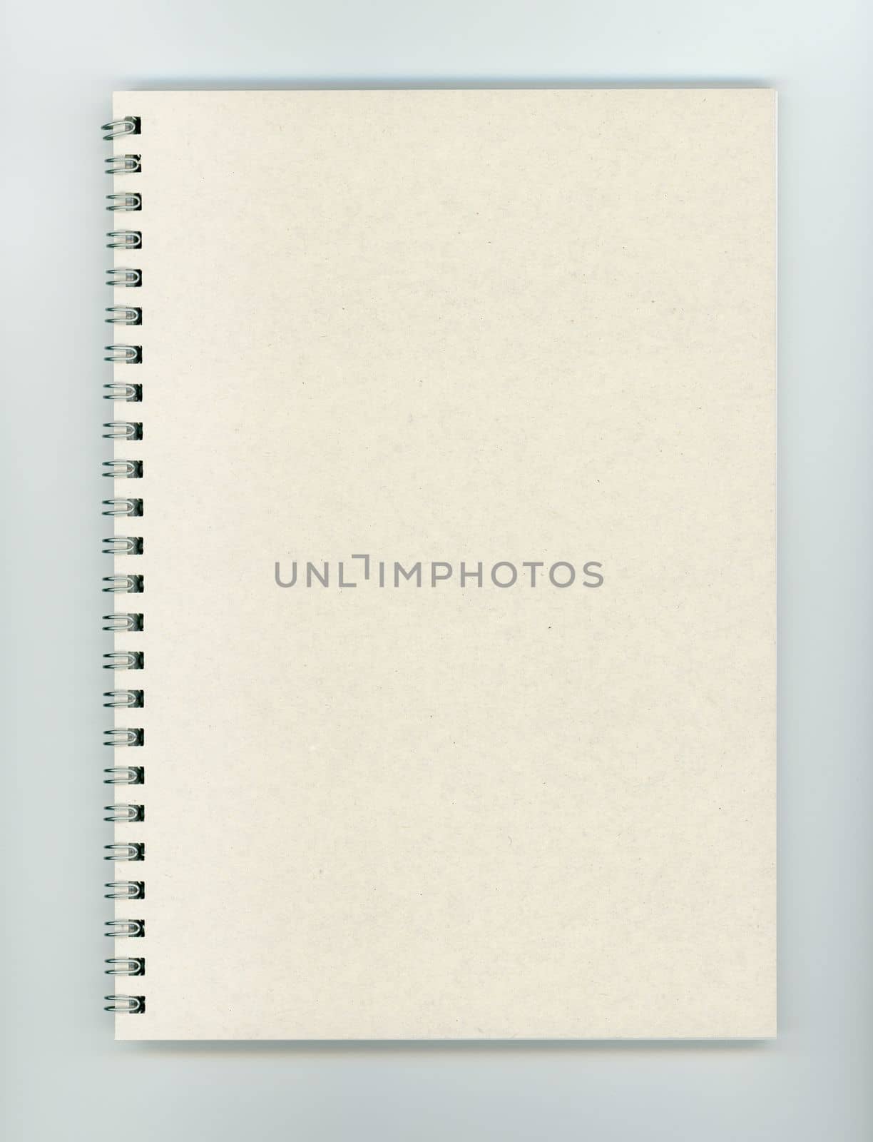 blank paper page of a notepad with copy space