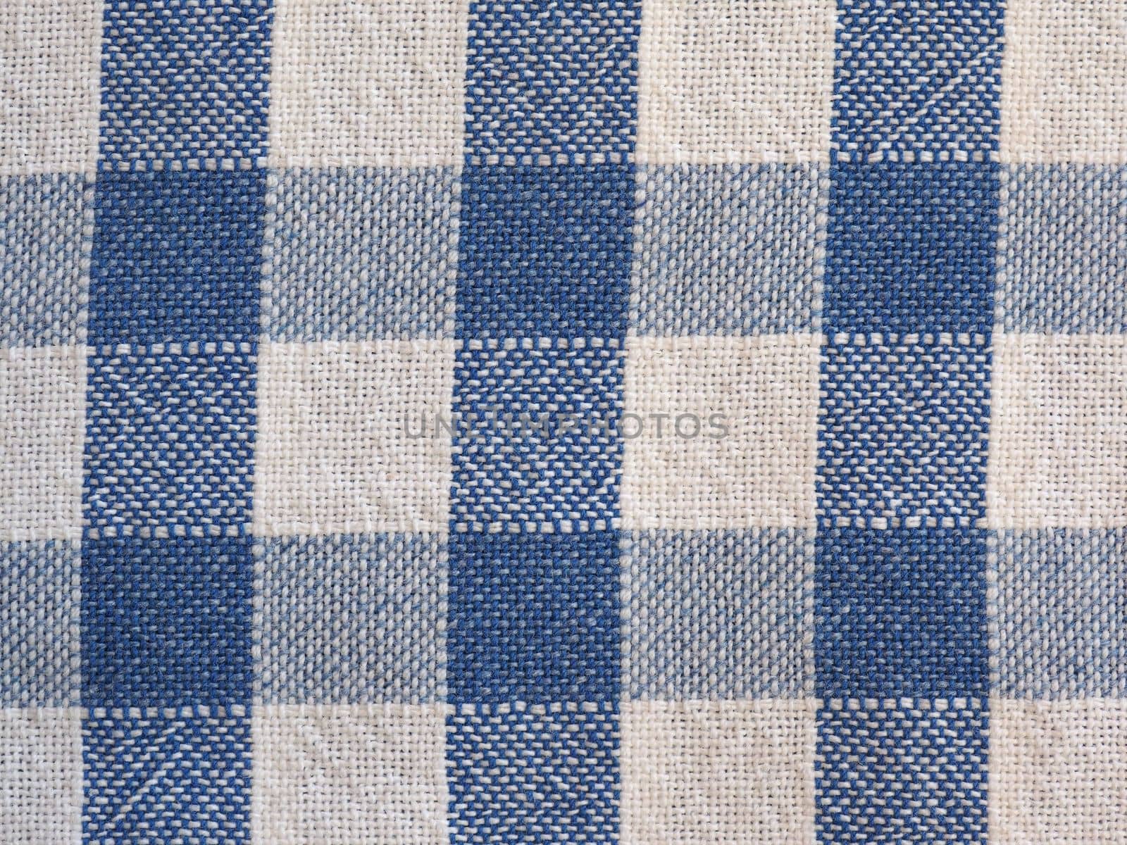 blue and white checkered fabric useful as a background