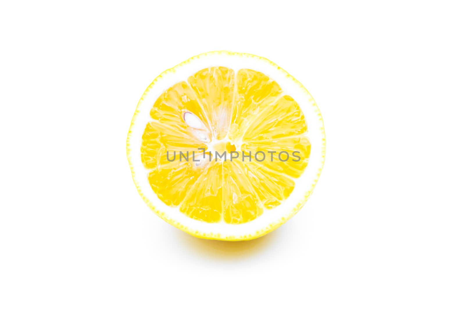Lemon refreshing on a white background by sompongtom