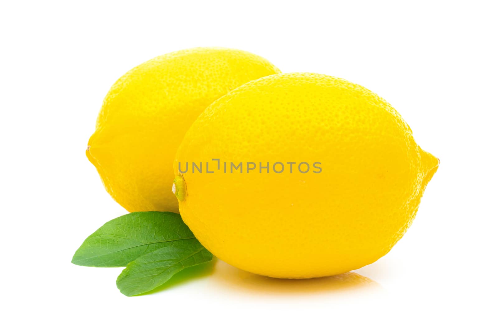 Lemon refreshing on a white background by sompongtom