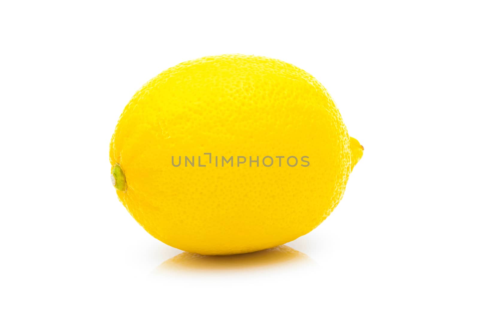 Lemon refreshing on a white background