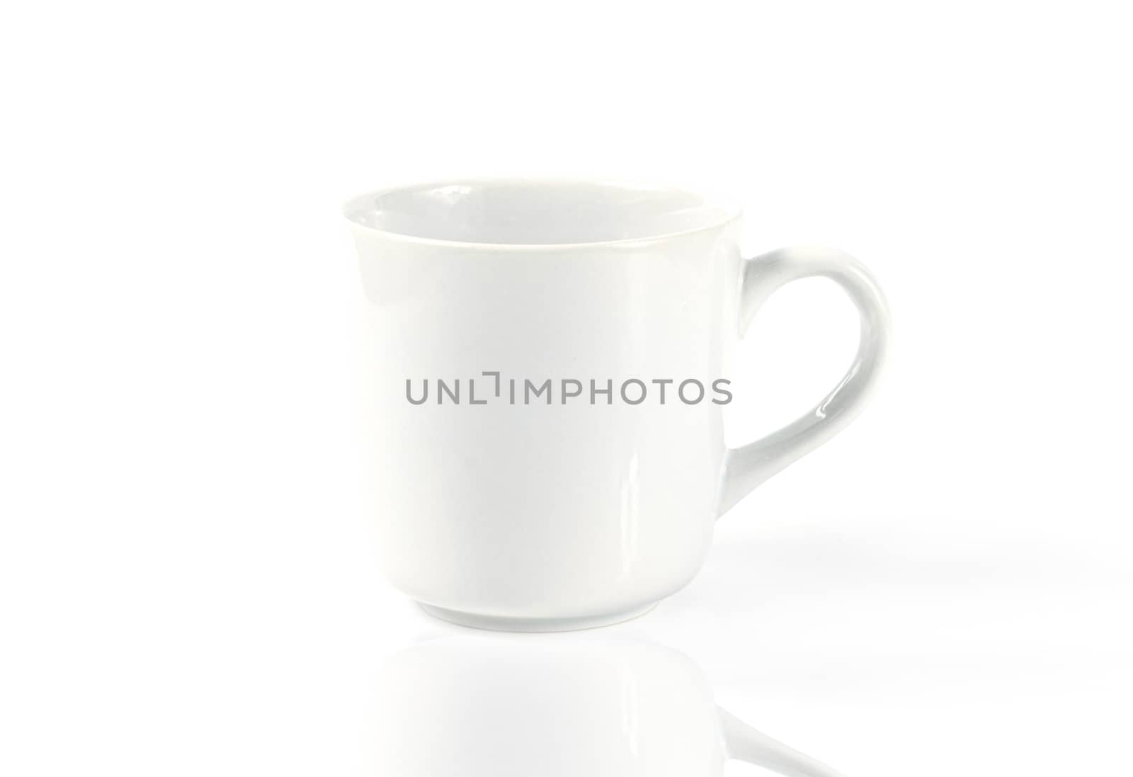 Coffee cup hot drink On a white background