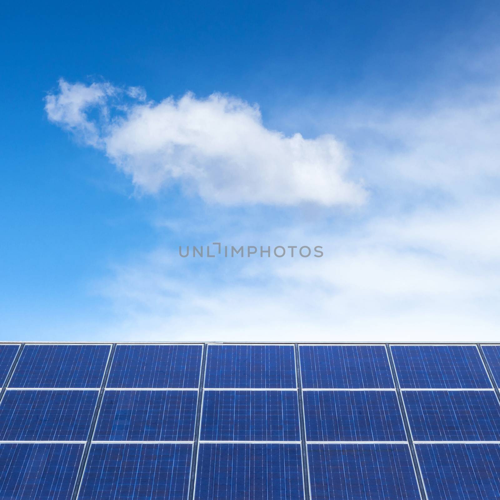 Background of photovoltaic modules for renewable energy