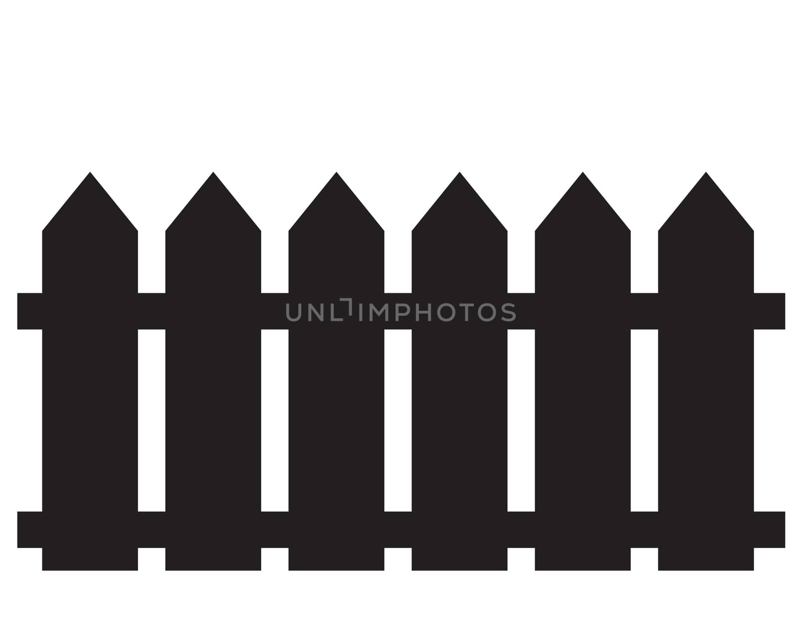 fence icon. fence icon object. fence icon on white background.