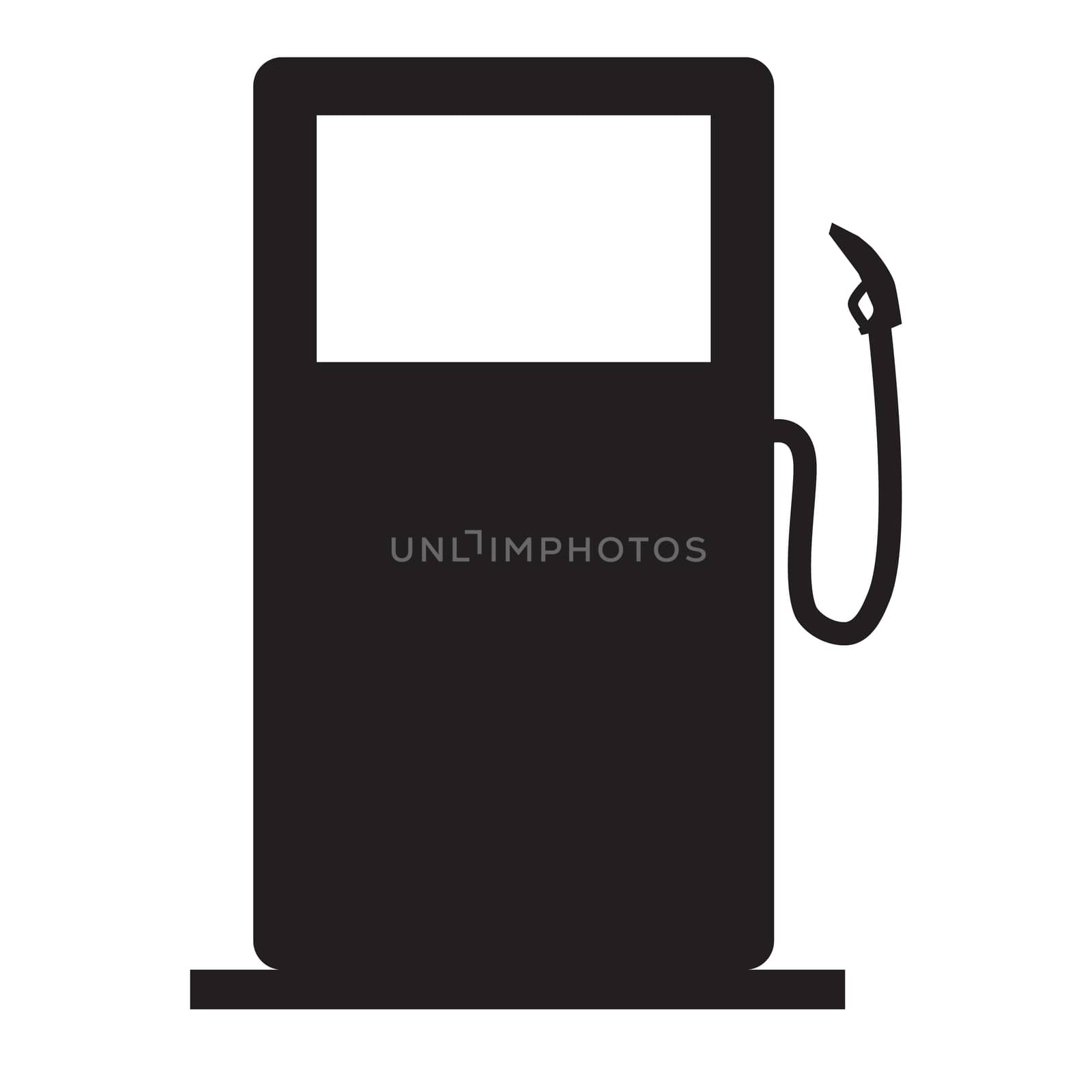 gas station icon on white background. flat style. gas station sign for your web site design, logo, app, UI. 