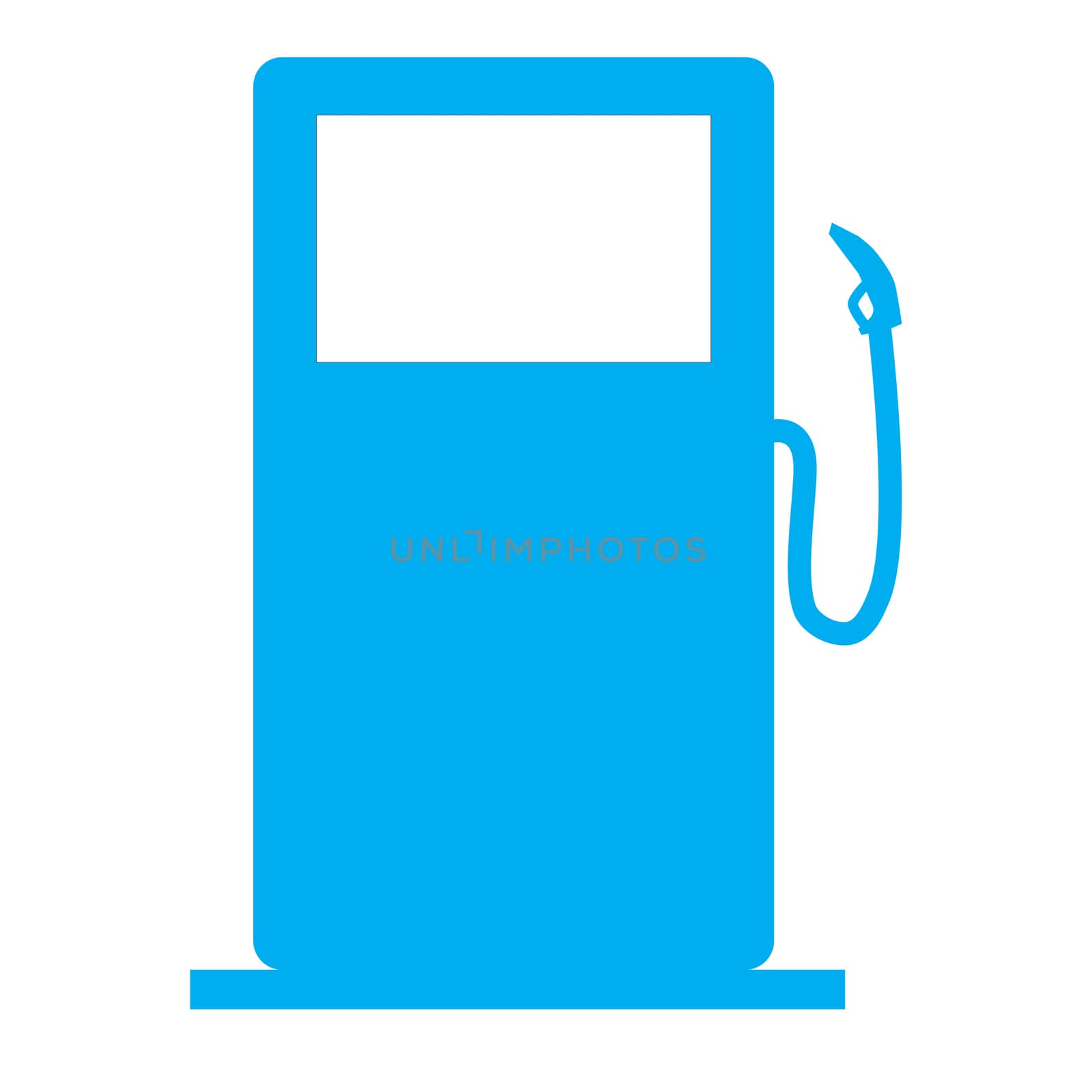 gas station icon on white background. flat style. gas station si by suthee
