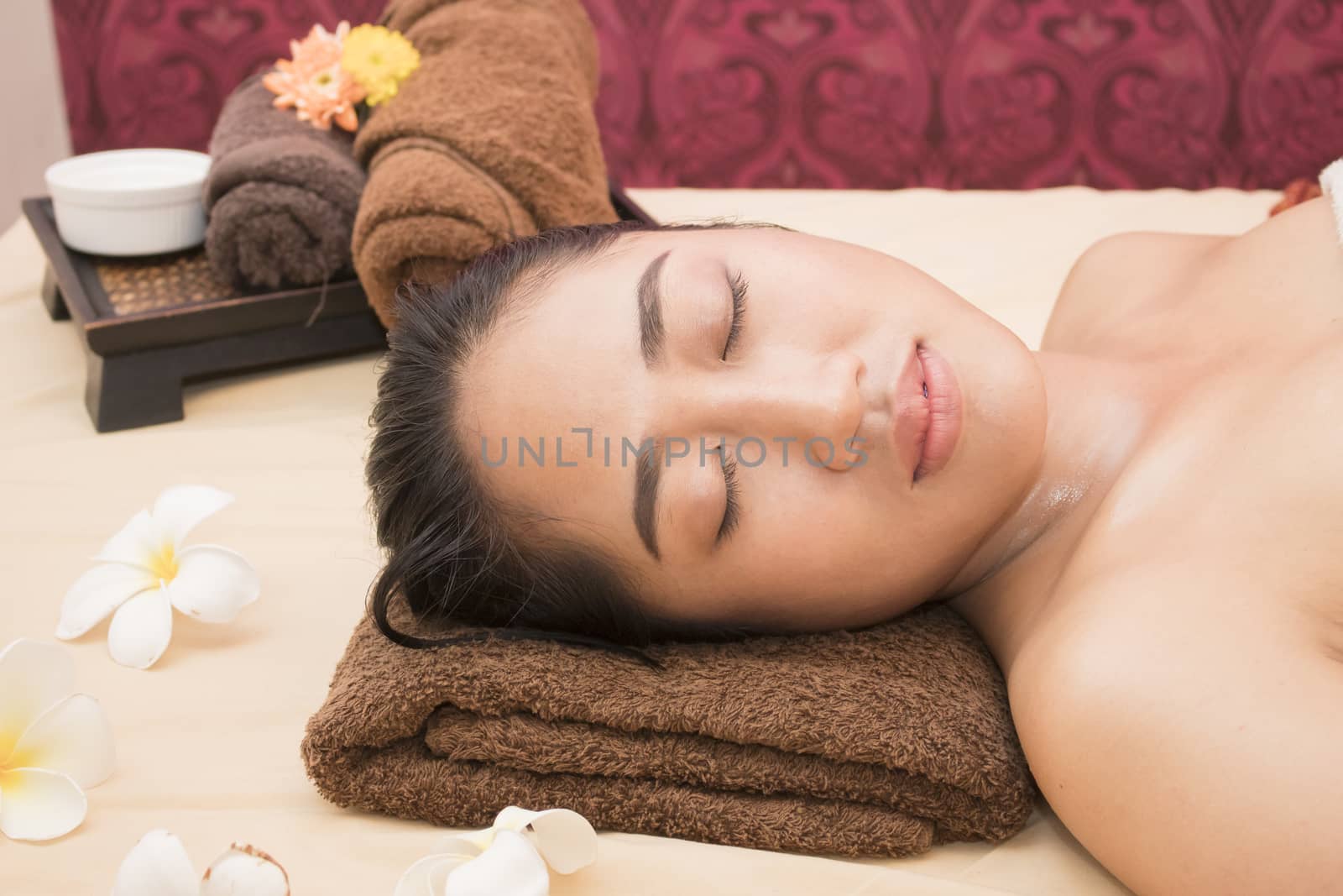 Asian woman at spa by Gobba17