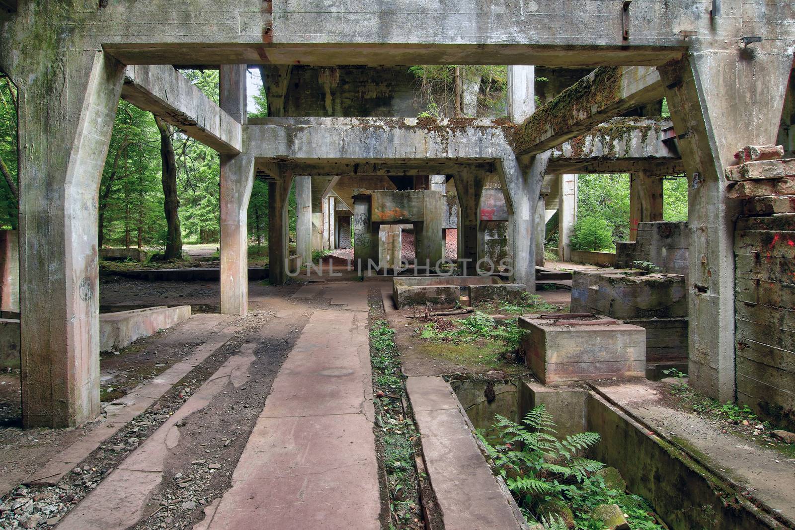 Sauersack - former the tin mine Rolava in Ore Mountains, Czech Republic