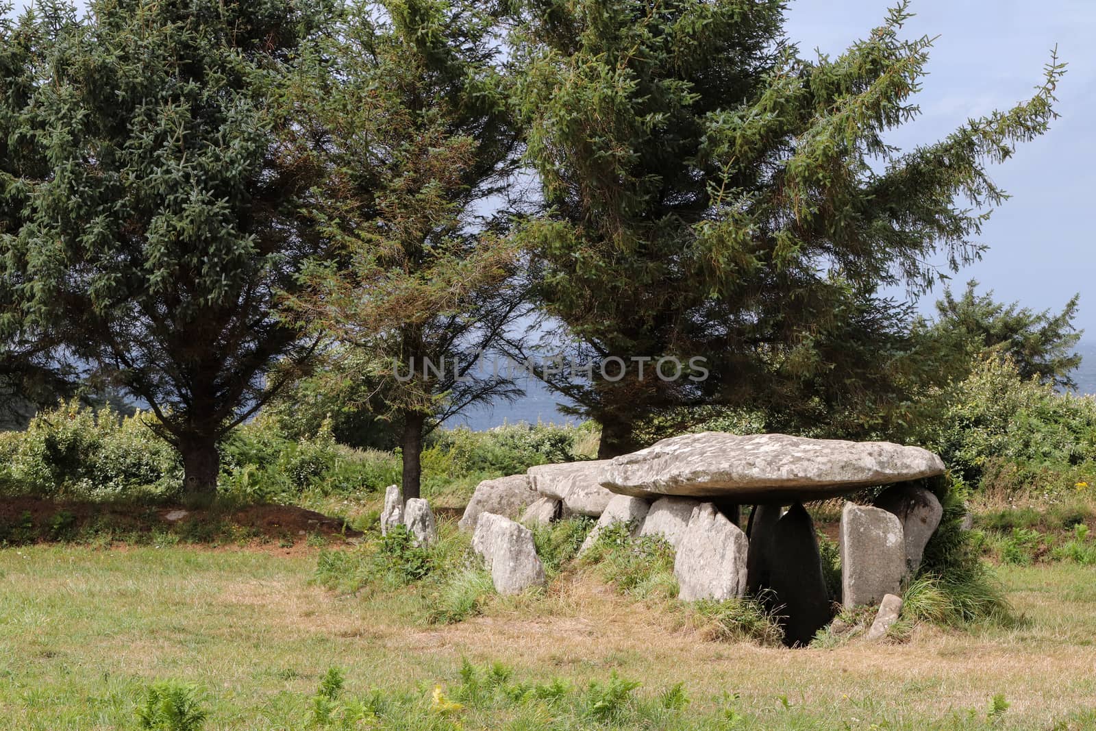 Dolmen - gallery grave of Ile Grande, Pleumeur-Bodou in Brittany by Mibuch