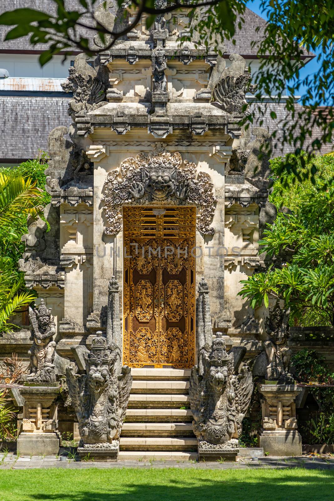 Temple entrance in Bali Indonesia