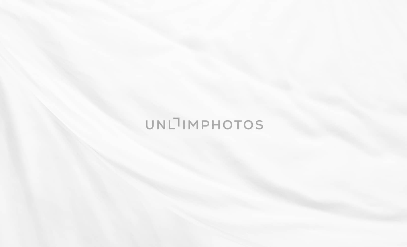 White cloth abstract background with smooth waves by Khamhoung