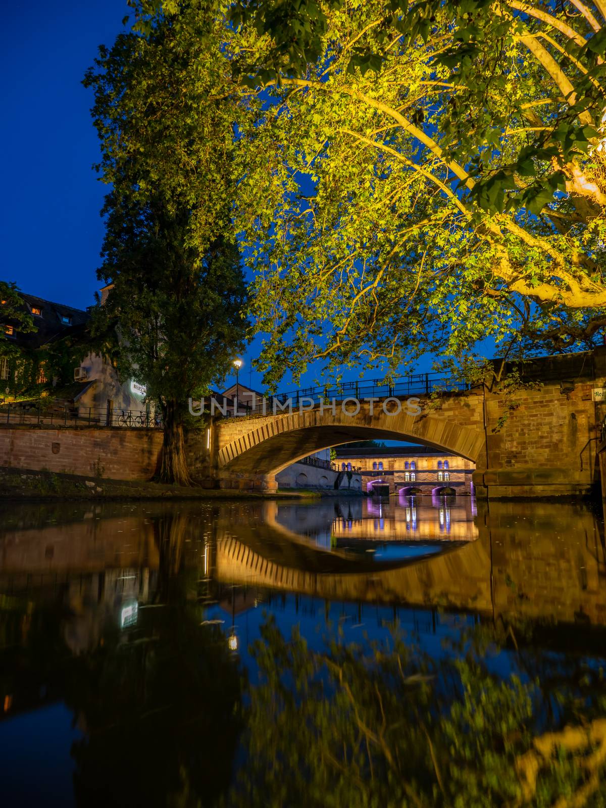 Petite France area  in Strasbourg Alsace