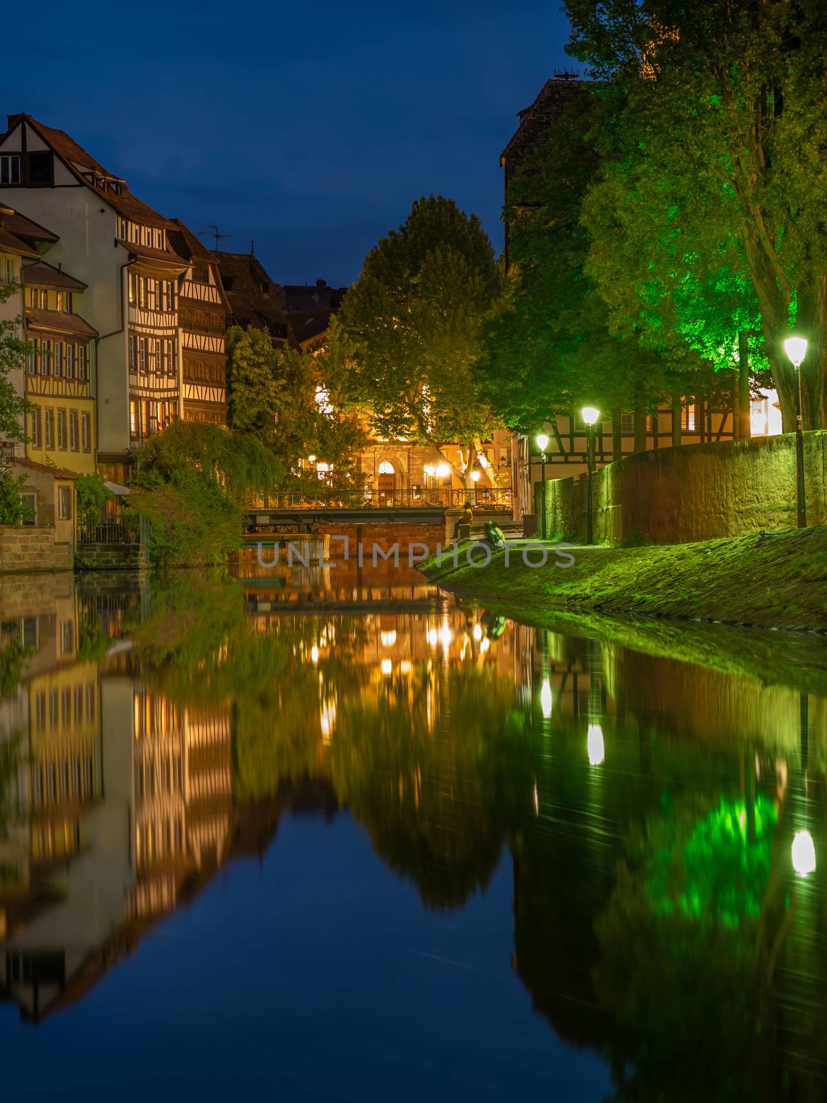 Petite France area  in Strasbourg Alsace