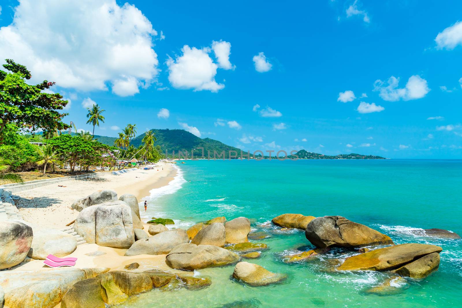 Lamai beach in Koh Samui Thailand