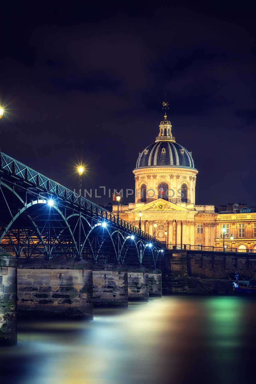 Pont des Arts in Paris France