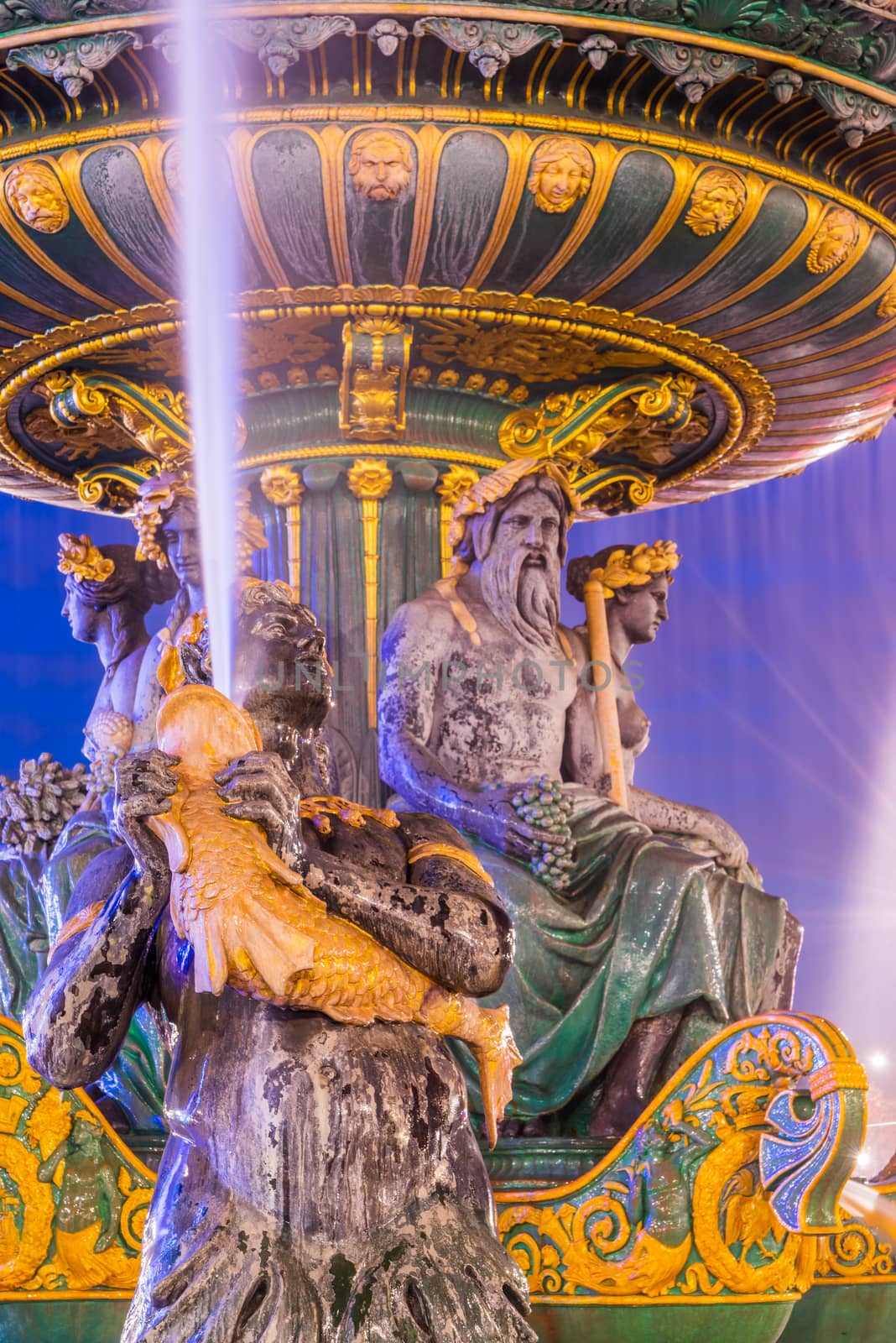 Fontaine Place de la Concorde in Paris France