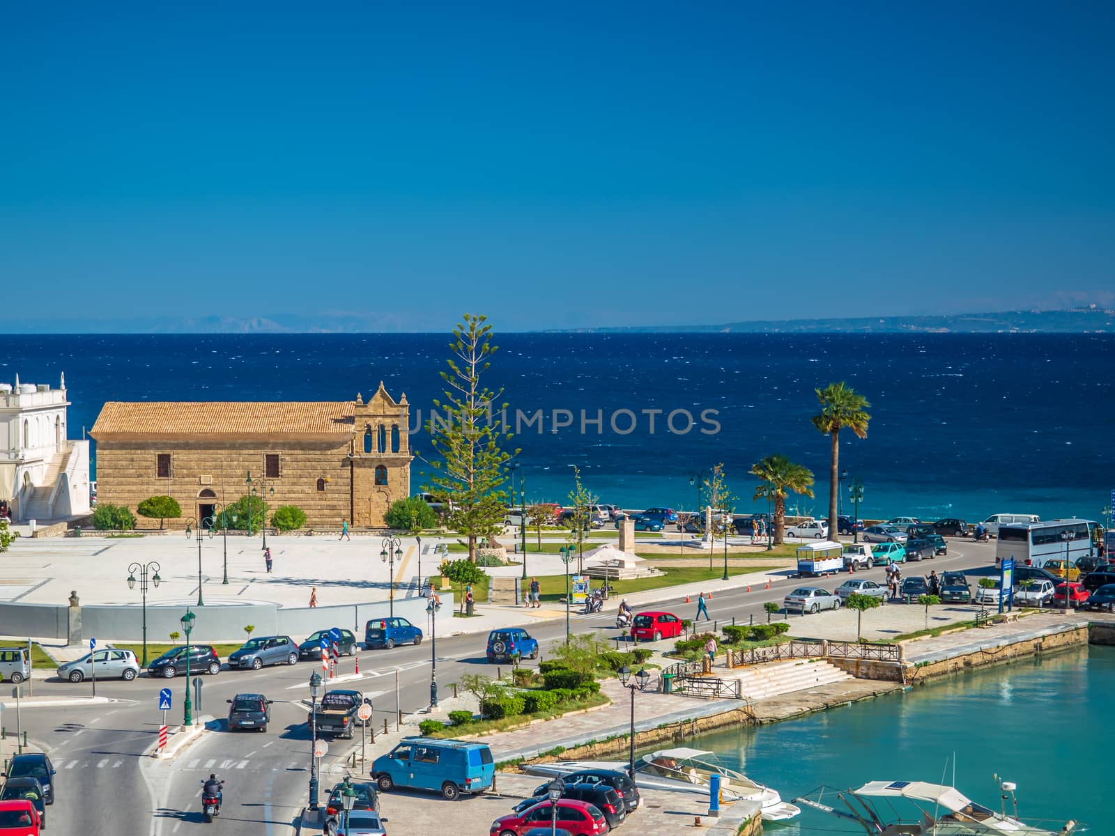 Harbor of Zante town harbor, Zakinthos Greece