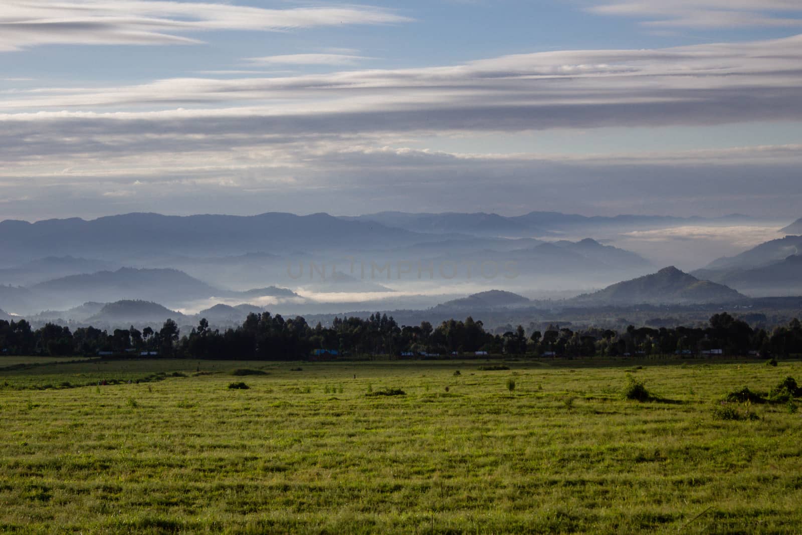 Beautiful landscape of Volcanoes National Park, Rwanda by magicbones