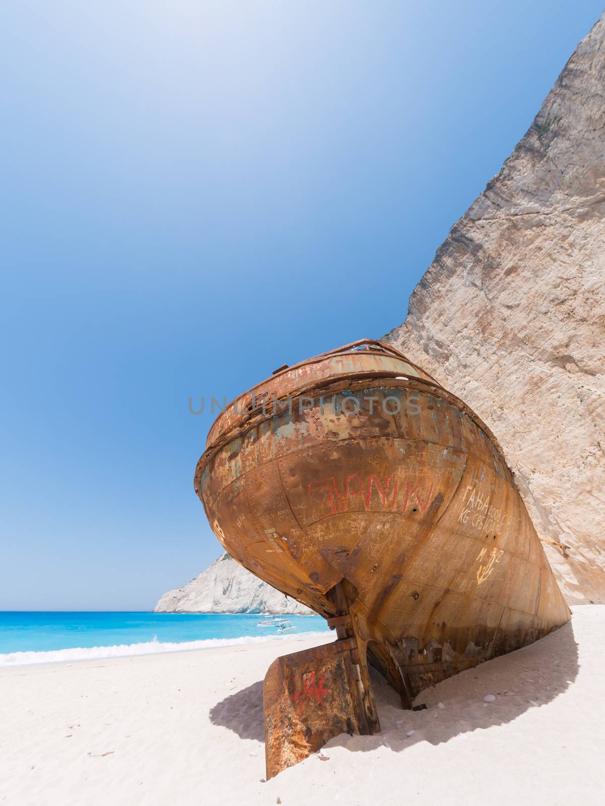 The famous Shipwreck beach Zakynthos  by Netfalls