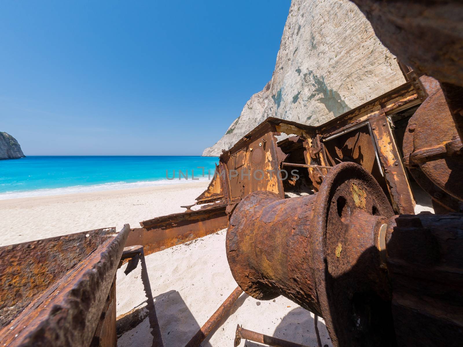 The famous Shipwreck beach Zakynthos  by Netfalls