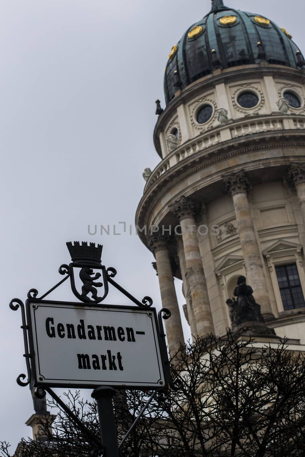 Gendarmenmarkt signboard in Berlin, Germany by kb79