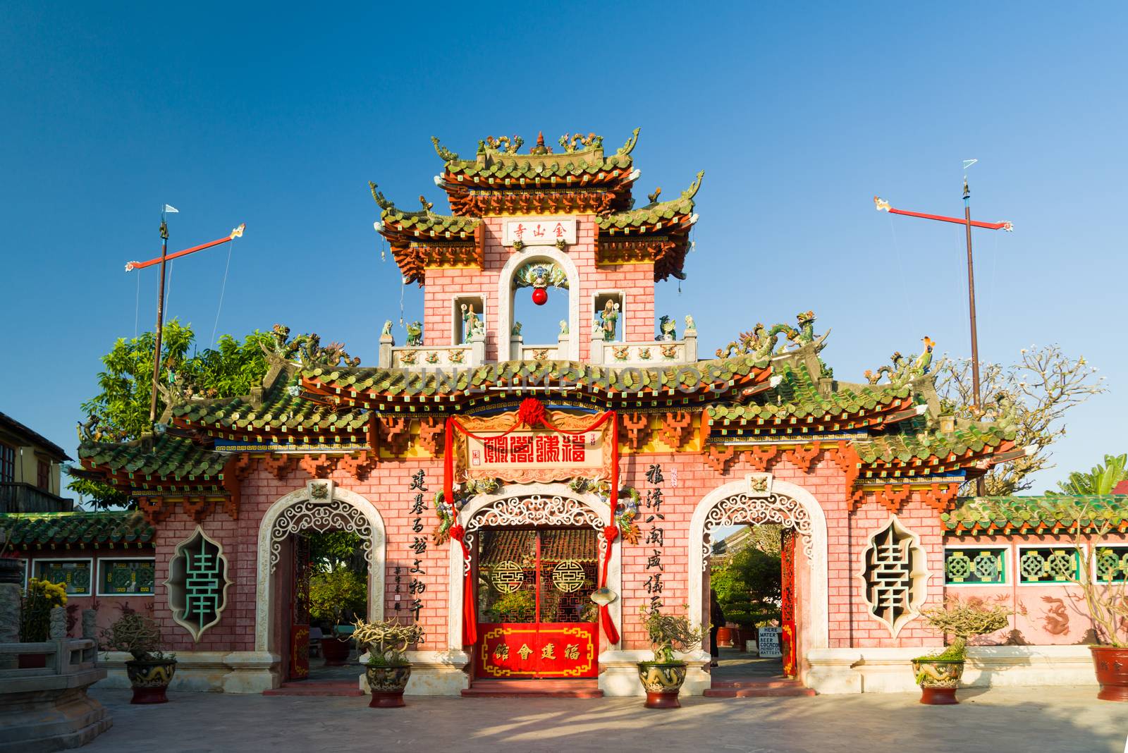 Gate of Phuc Kien Assembly Hall, Hoi An, Vietnam