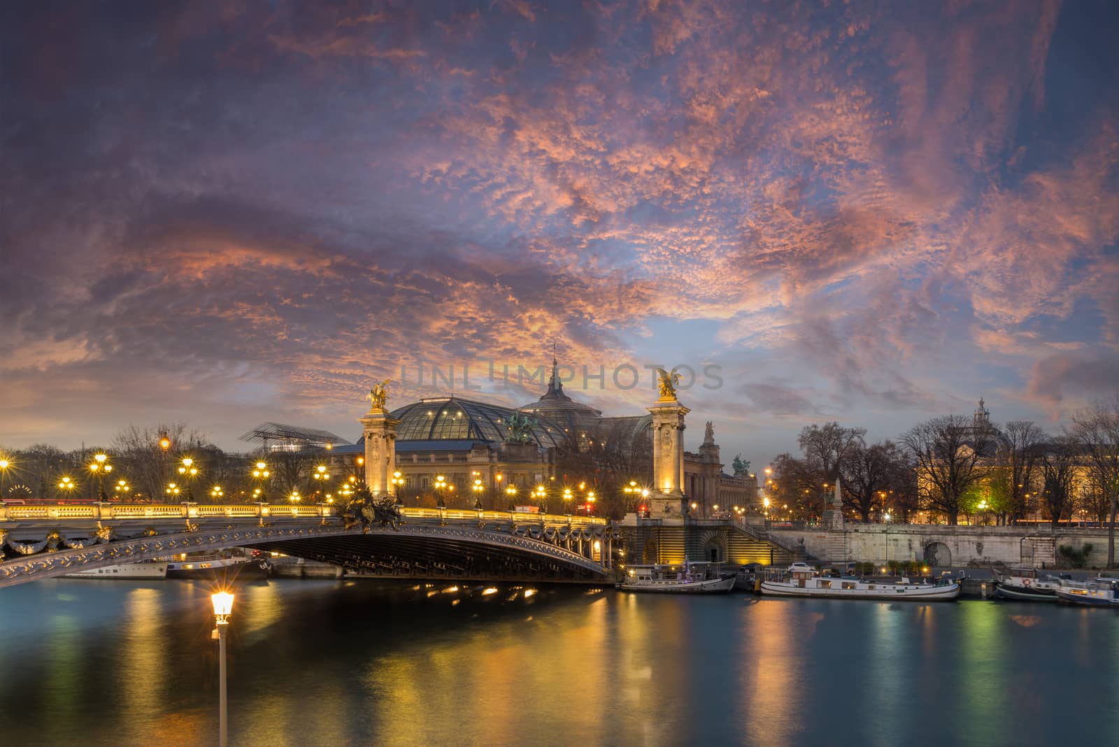 Bridge of the Alexandre III, Paris France