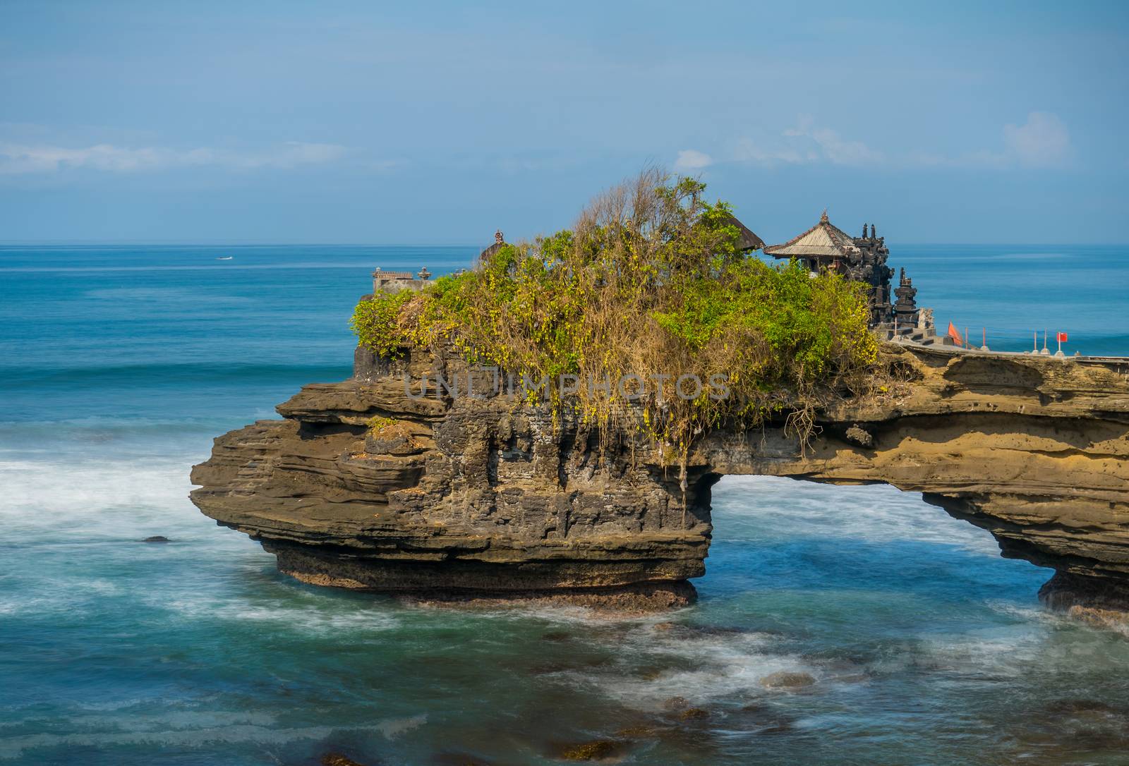 The temple "Tanah Lot" on the island of Bali by Netfalls