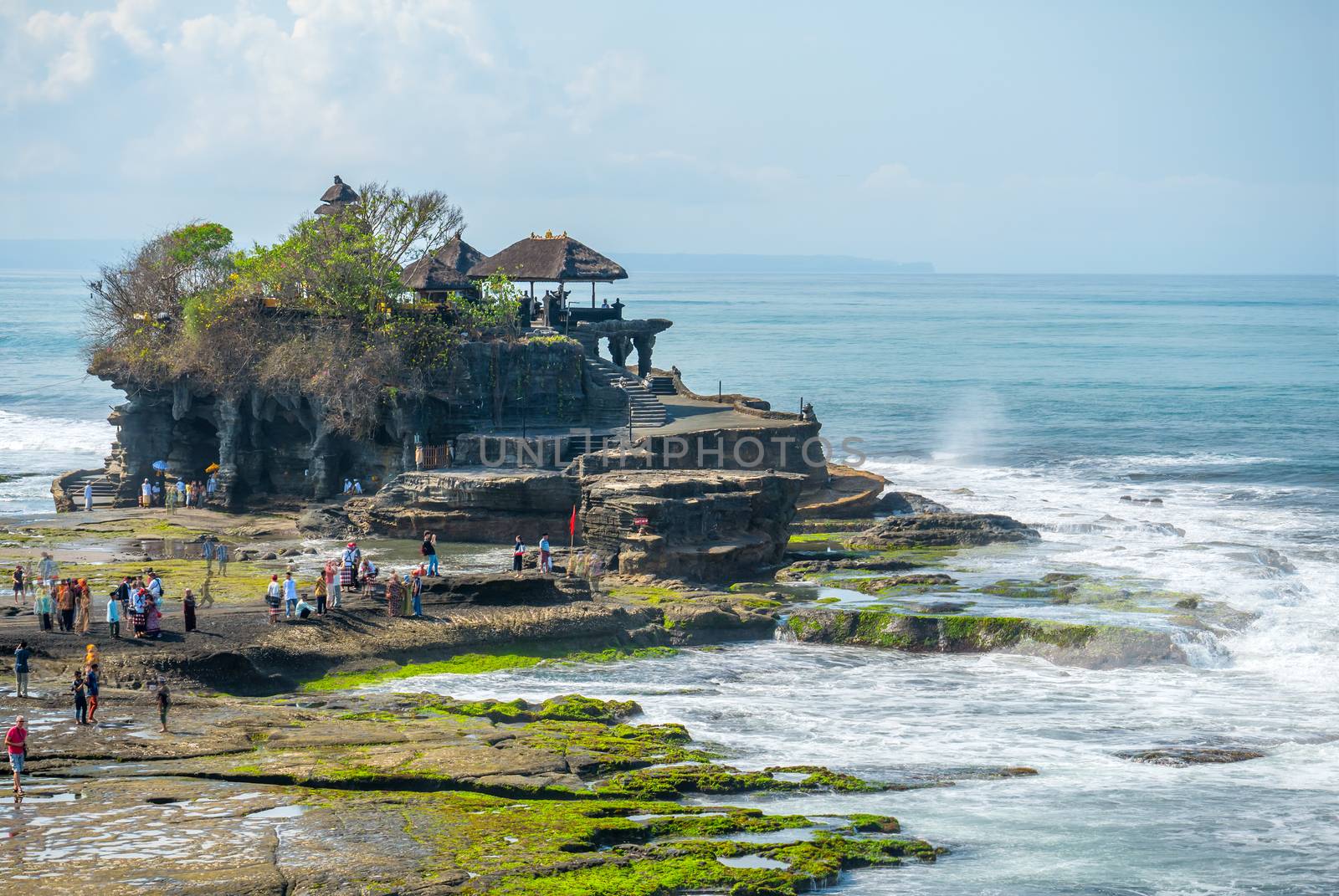 The temple "Tanah Lot" on the island of Bali by Netfalls