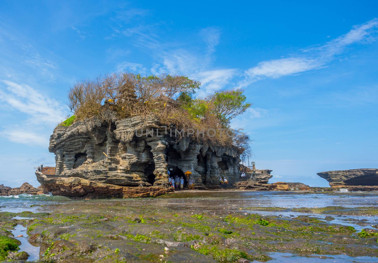 The temple "Tanah Lot" on the island of Bali, Indonesia