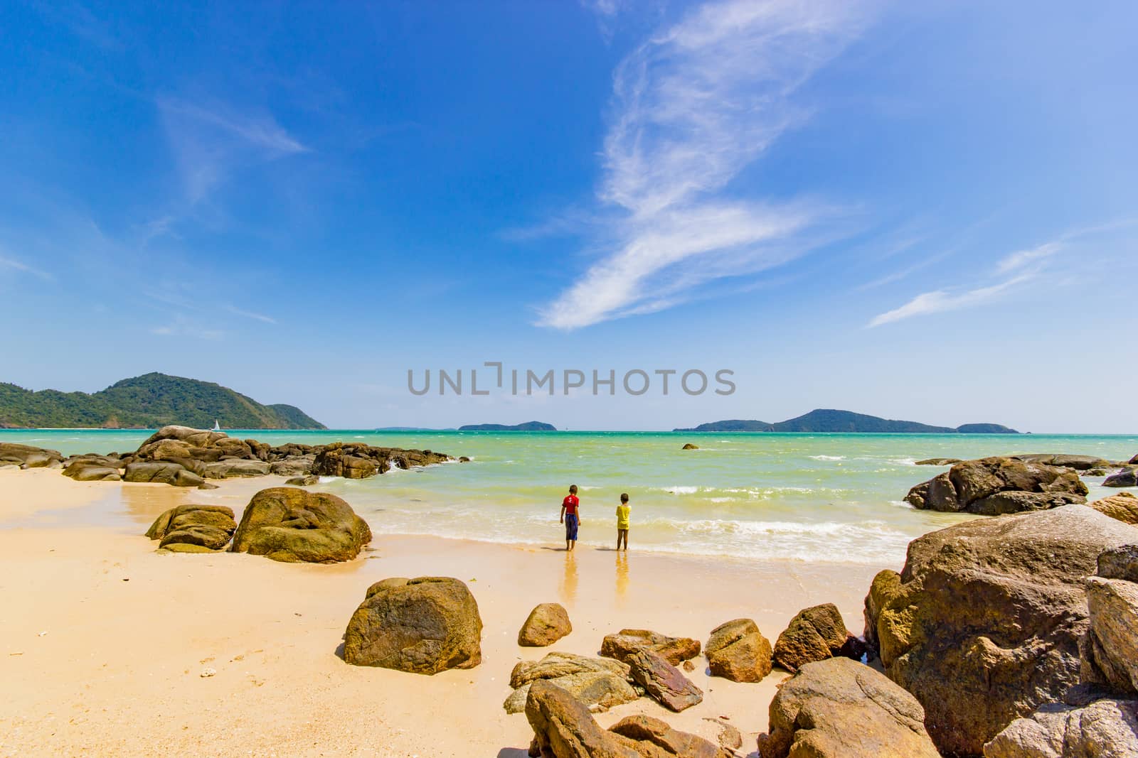 Landscape of Koh Phuket island in Thailand