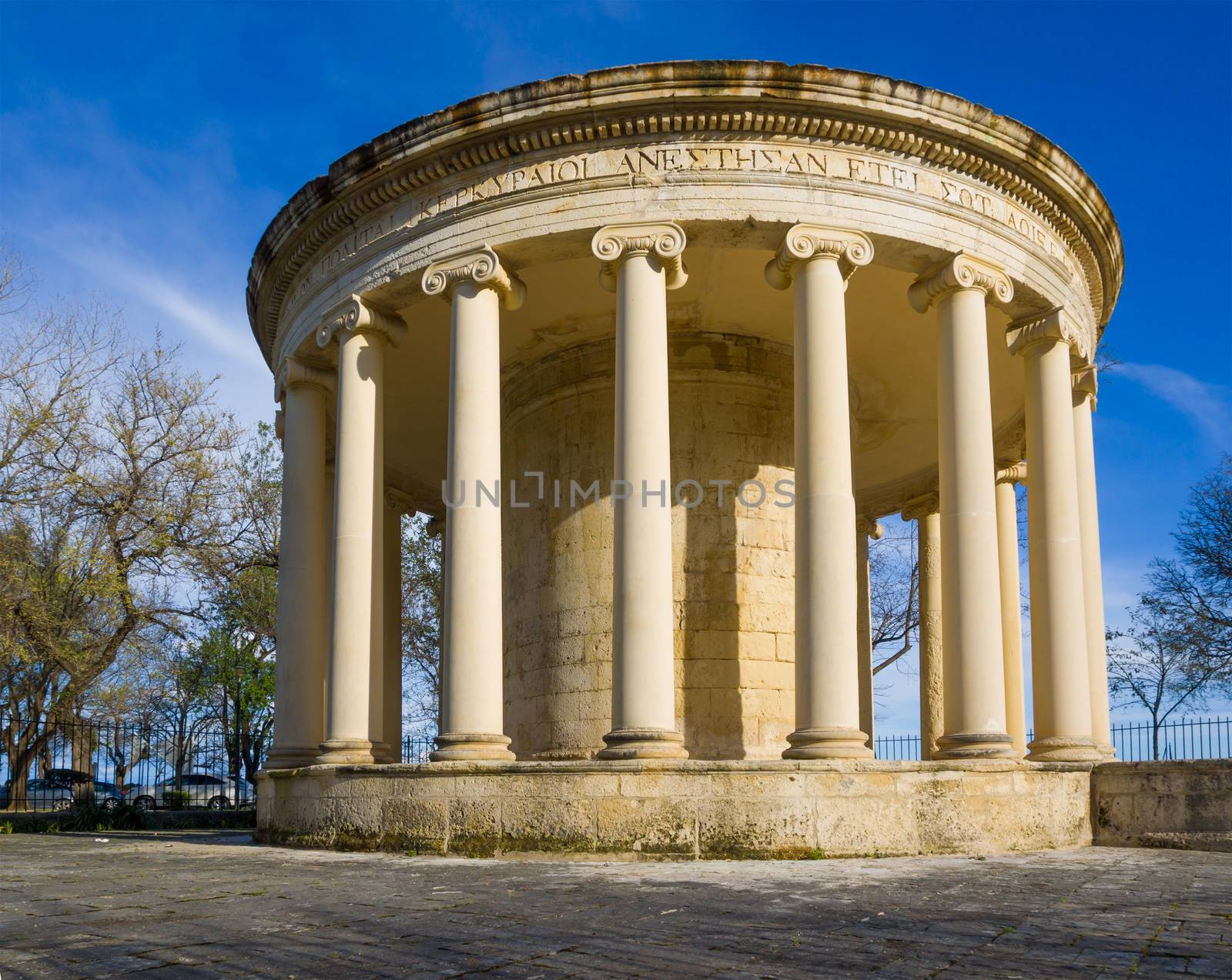 The Maitland Rotunda in Kerkyra, Greece by Netfalls