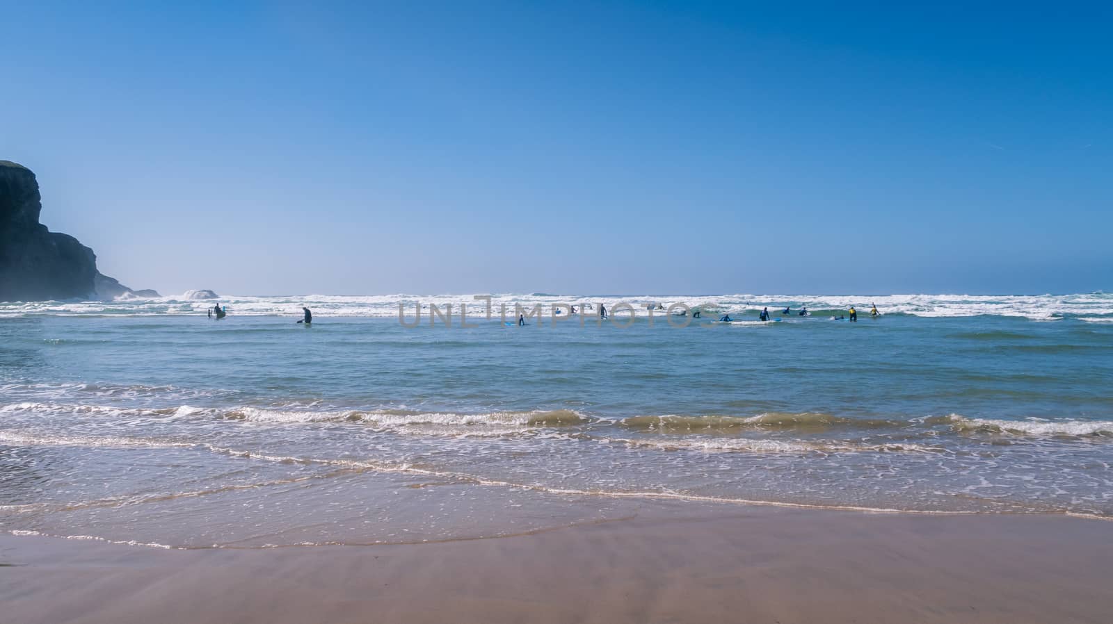 Mawgan Porth beach, North Cornwall, UK by magicbones