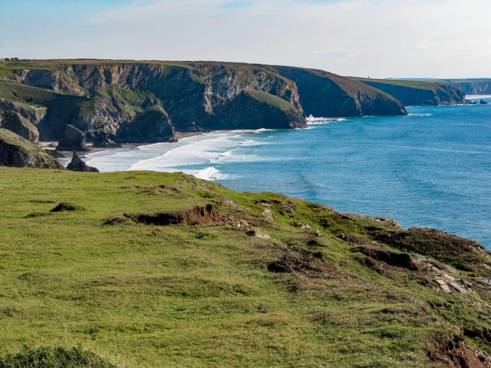 Bedruthan Steps, Cornwall, England by magicbones