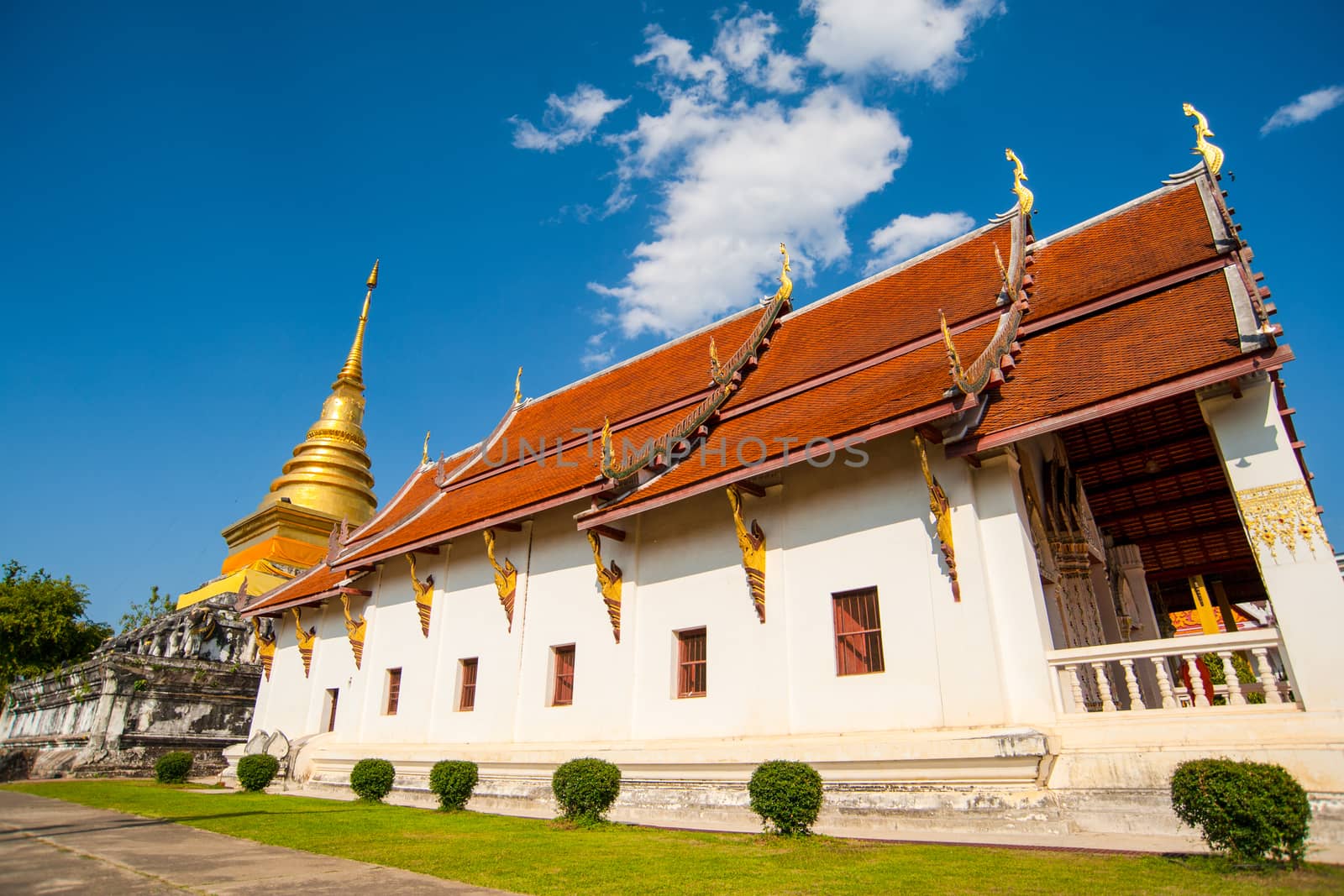 Buddhist temple of Wat Phumin in Nan, Thailand