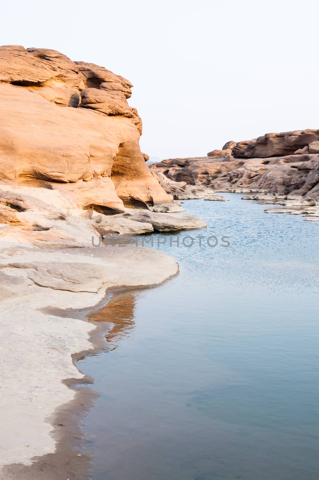 Unseen Sam Pan Bok Grand Canyon, Ubon ratchathani, Northeast of Thailand