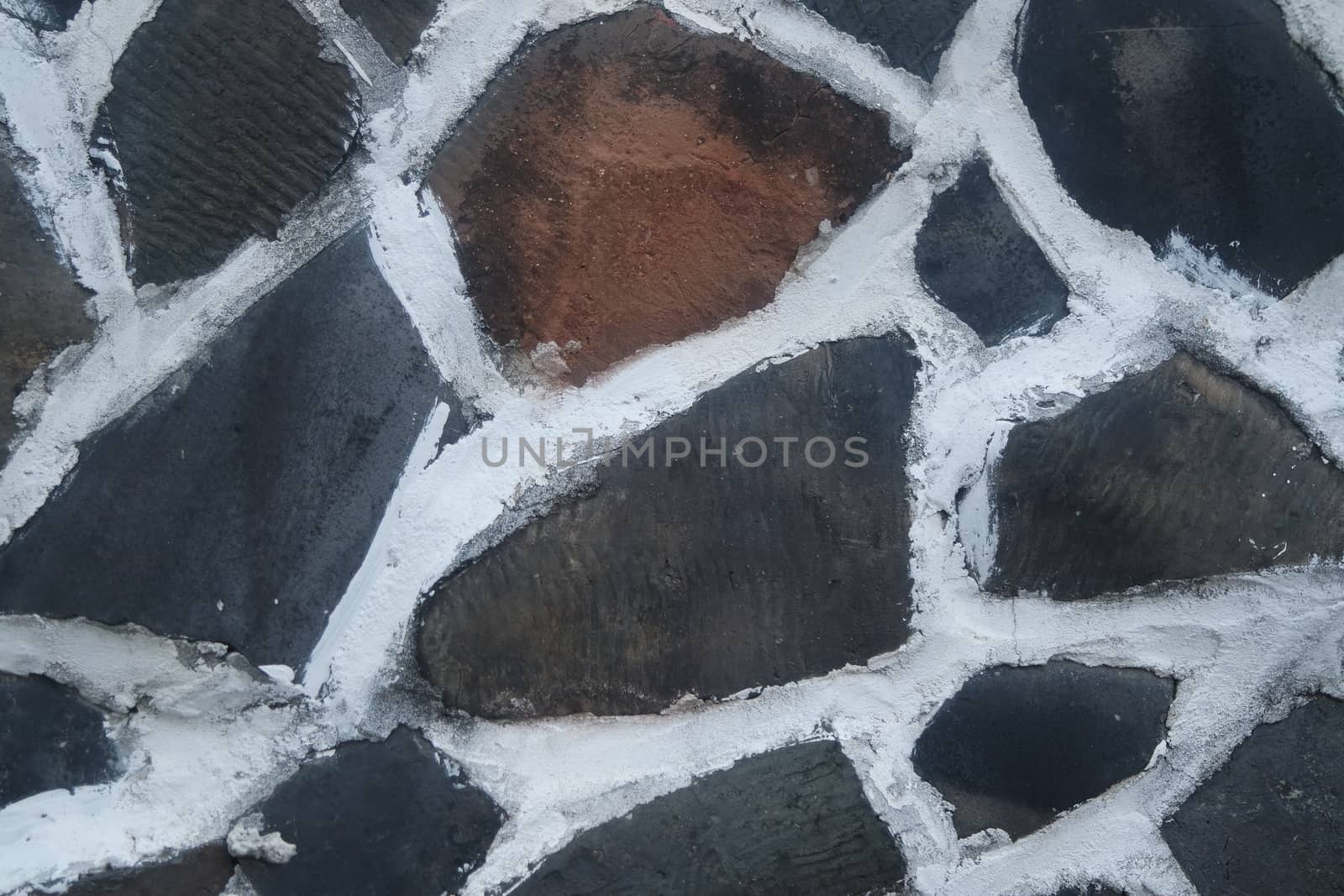 Closeup texture of concrete floor or wall background by Photochowk