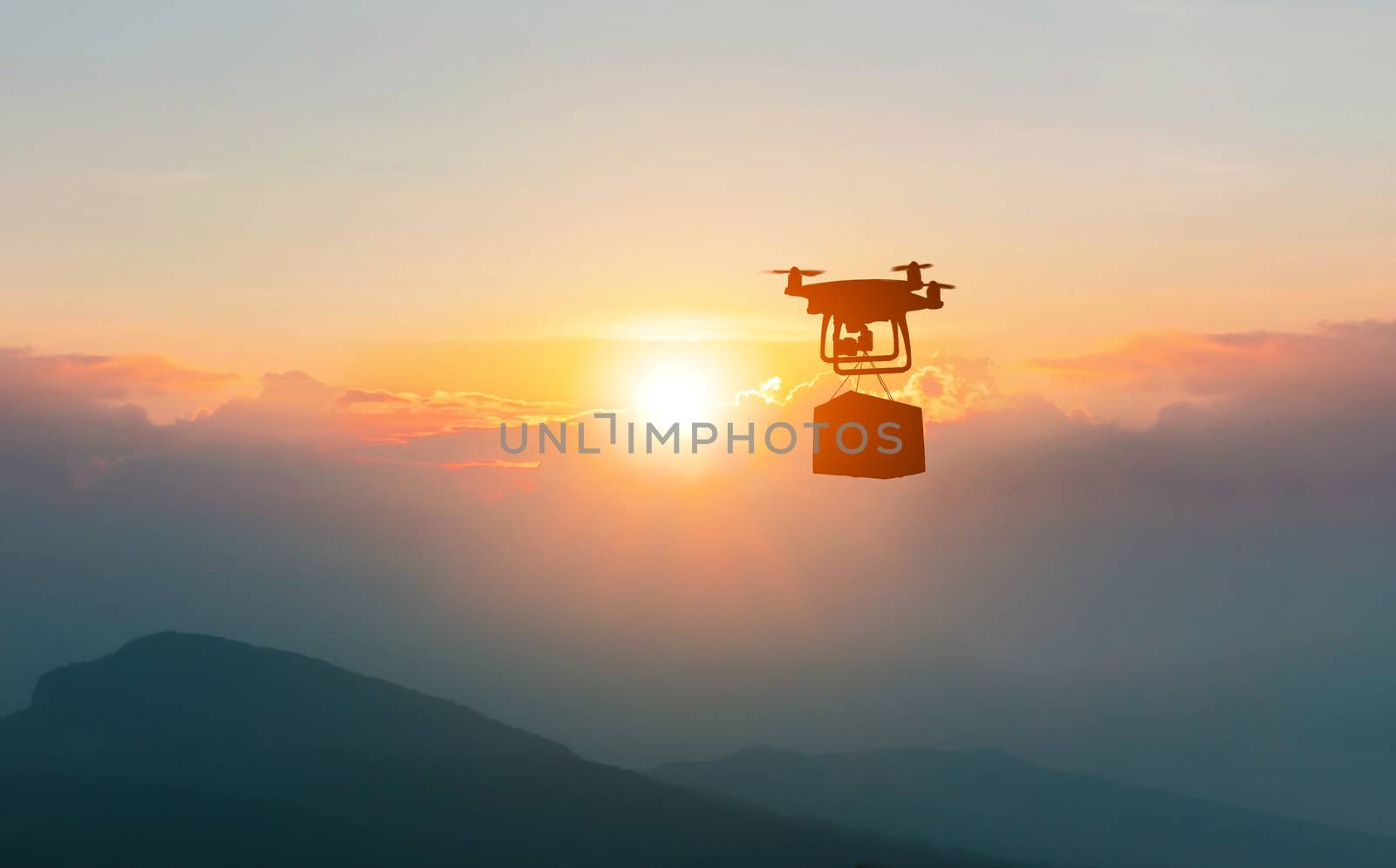 Technology unmanned aircraft logistics air cargo transportation of goods sold