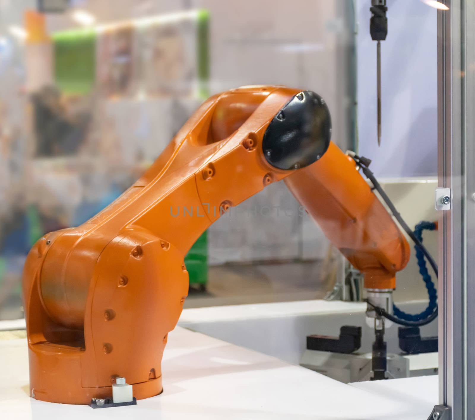 Robot arm writing technology mechanical arm industrial by sompongtom