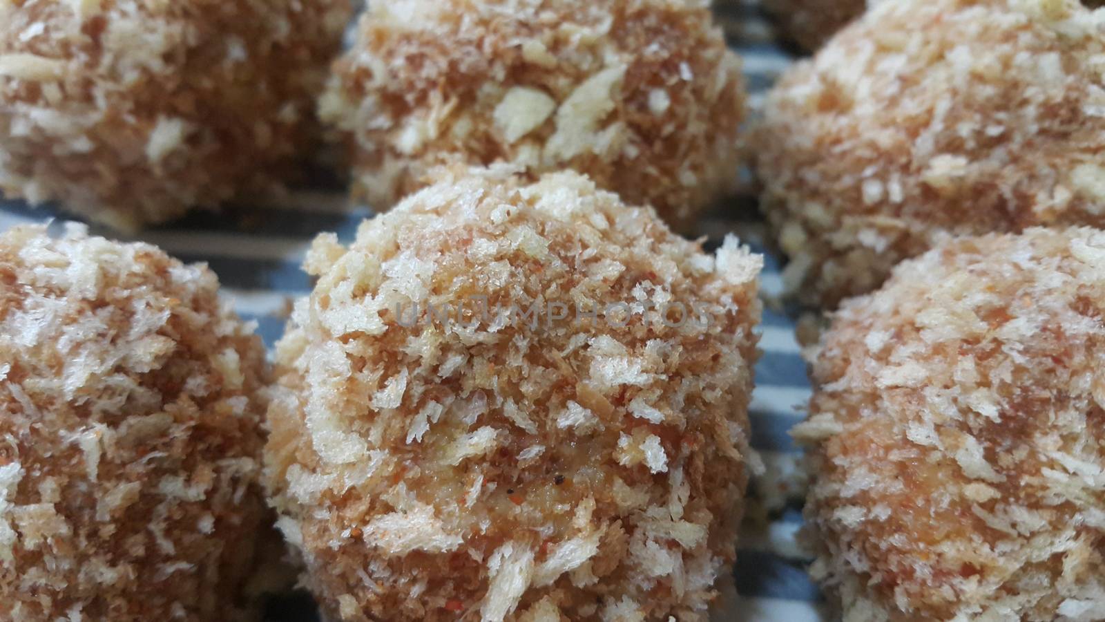 Closeup view of fried pizza bomb or pizza balls. Pizza bombs are delicious and tasty altered form of pizza.