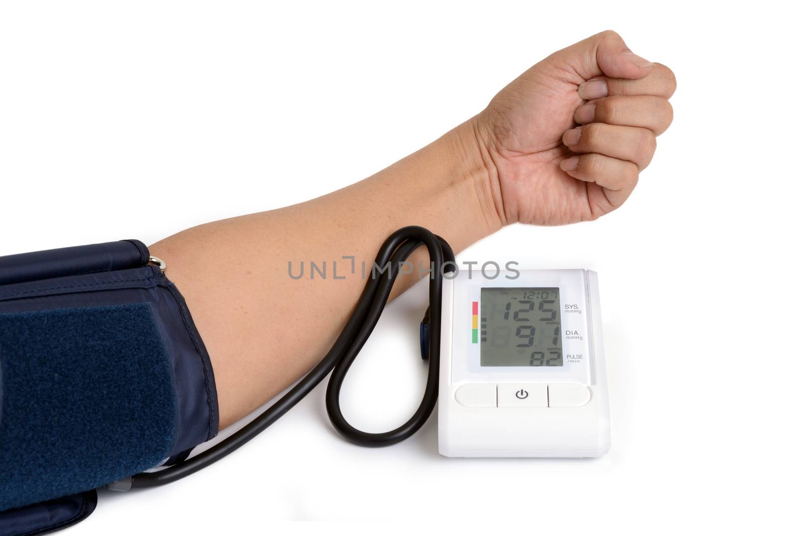 Electronic blood pressure meter. by pandpstock_002