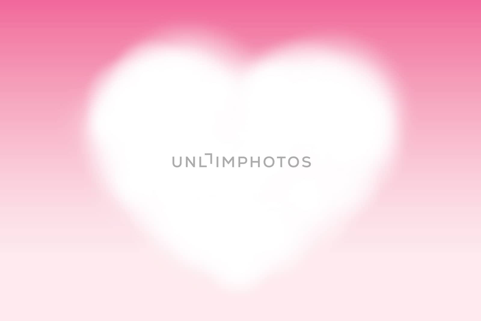 white heart shape cloud style space for copy message text on the pink background by cgdeaw