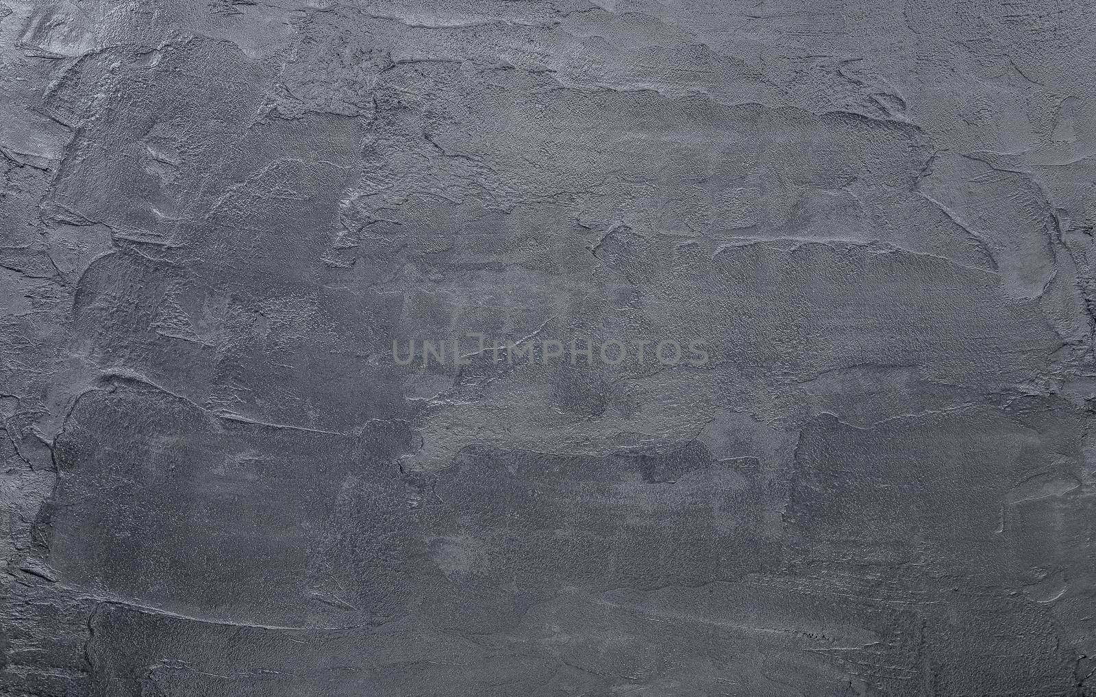 Dark black concrete wall texture background. Natural black slate by kerdkanno