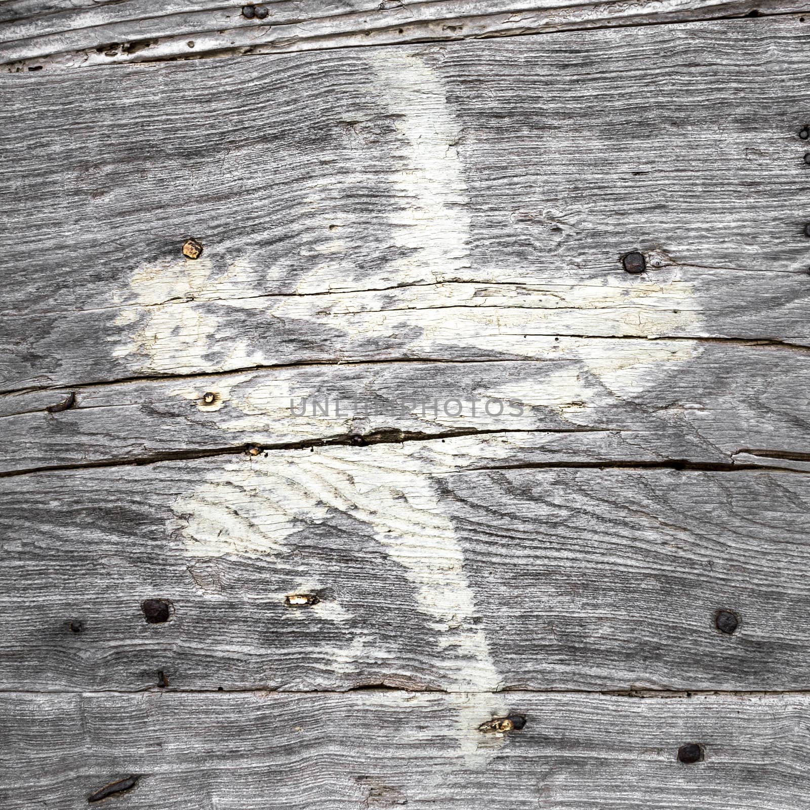 Star painted on the wood by germanopoli