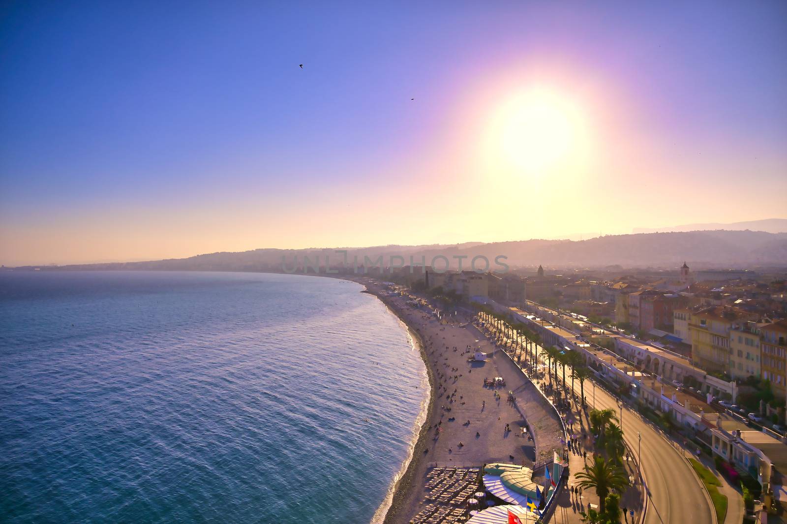 The Promenade des Anglais in Nice, France by jbyard22